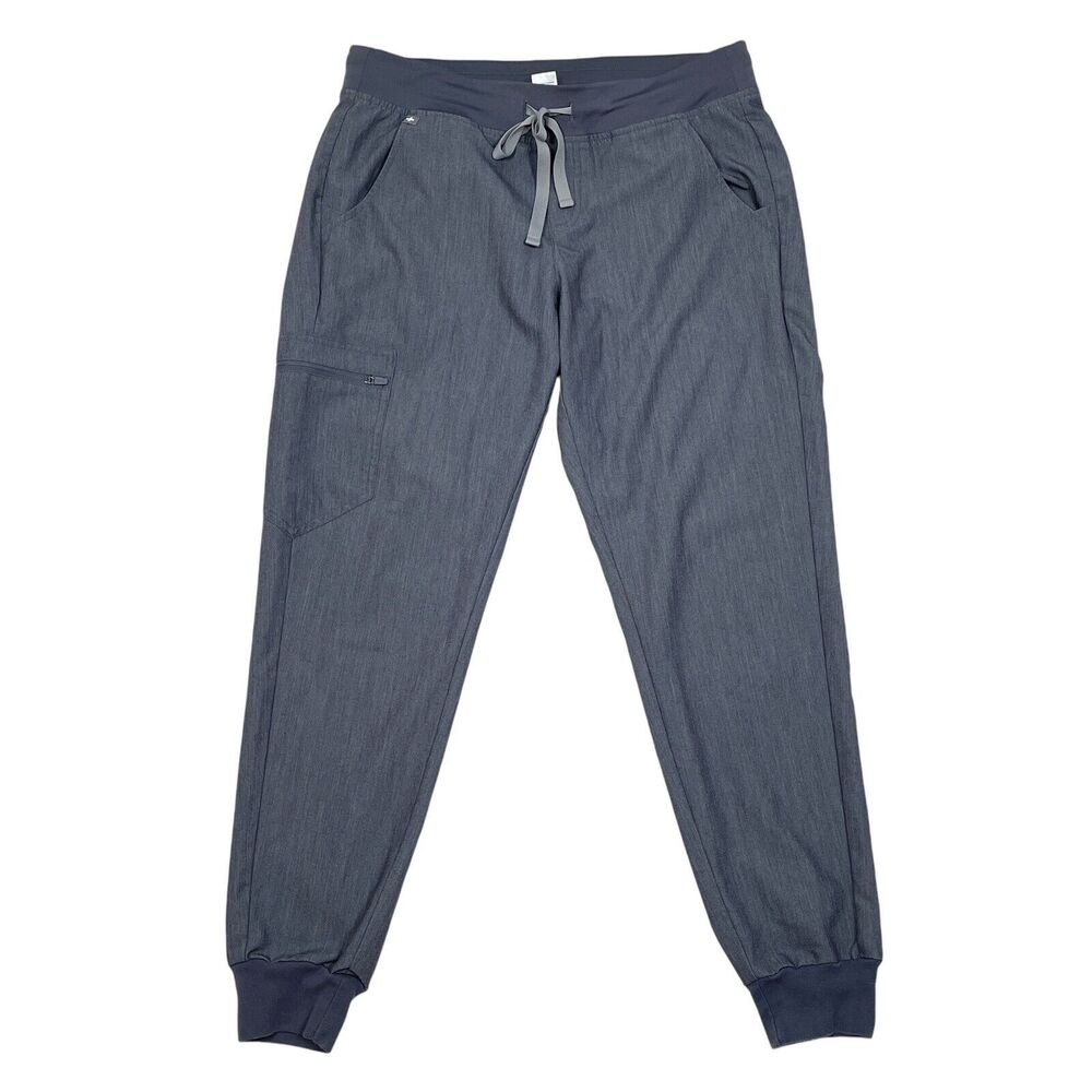 🚩SOLD 🚩 FIGS Zamora Jogger Scrub Pants Medium Gray High Waist
